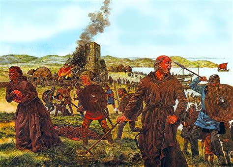 Le Massacre de Lindisfarne: Un Raid Viking Précurseur du Déclin Anglo-Saxon