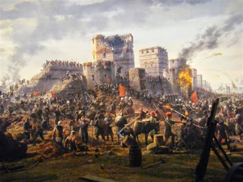 La Prise de Constantinople par les Ottomans: La chute d'un empire et le début d'une nouvelle ère